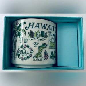 Starbucks Hawaii Illustrated Mug - Green and Blue